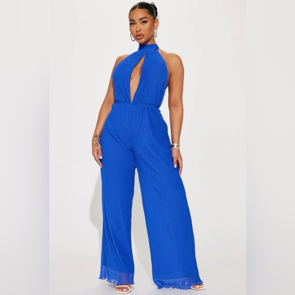 Fashion Nova Pants - NWT! FASHION NOVA 'Through My POV' Jumpsuit | Royal Blue